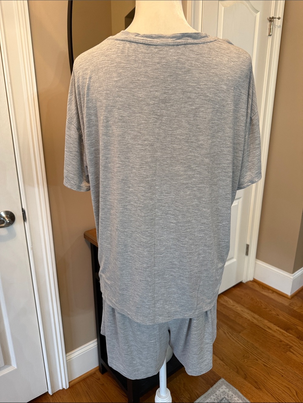 Soma Cool Nights Heather Gray Pajama Set Large Soft Lounge Sleepwear - Picture 5 of 8